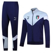 Спортивный костюм сборной Италии бело-синий сезон 2019-2020